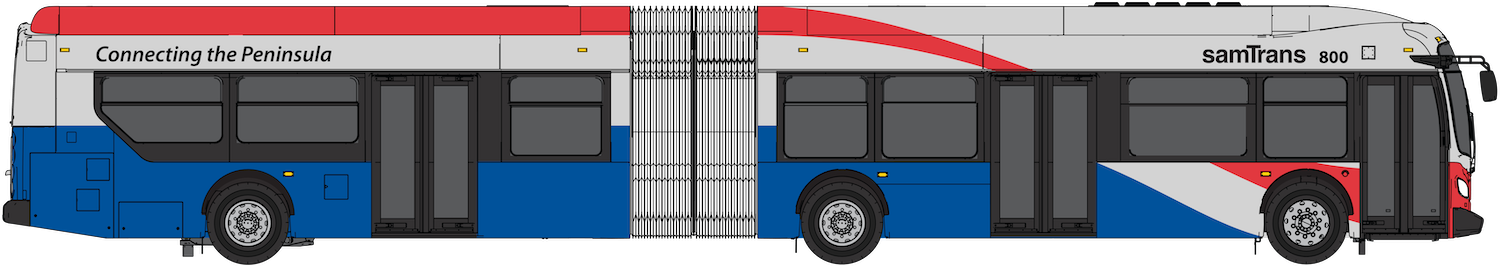 SamTrans Bus 800