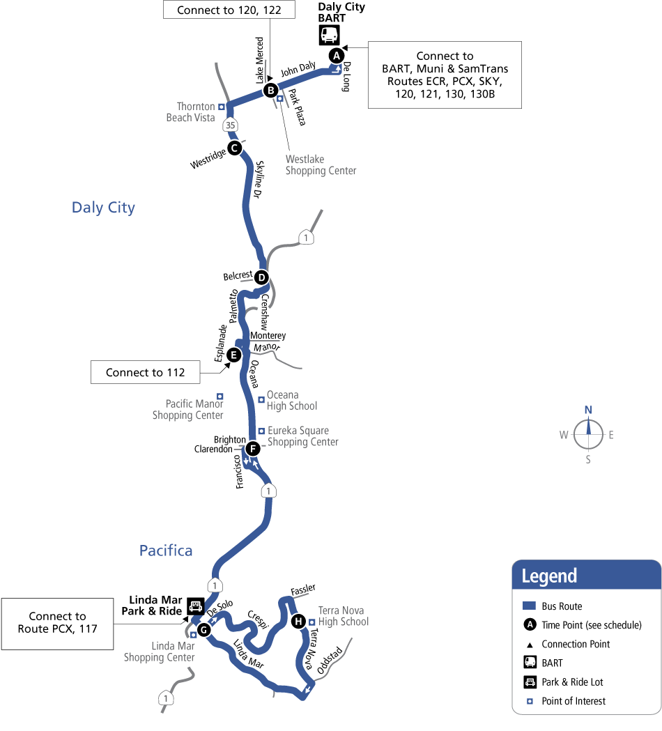 Route 110 Map - 08-04-2024