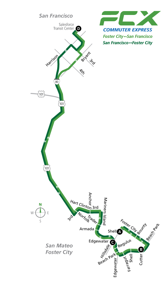 Route FCX Map 08-04-2024