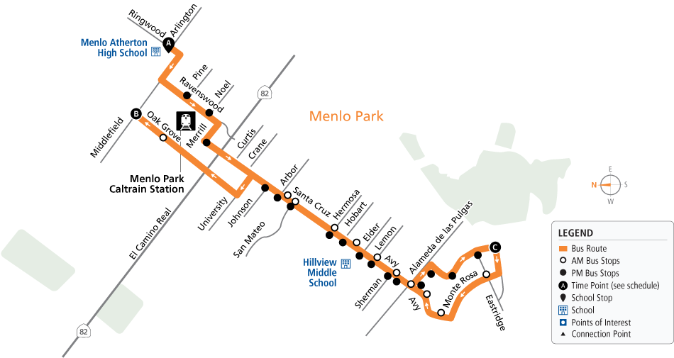 Route 86 Map - 08/04/2024 