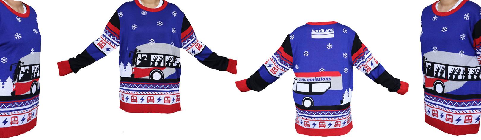 Holiday Sweater Pre-Order SamTrans