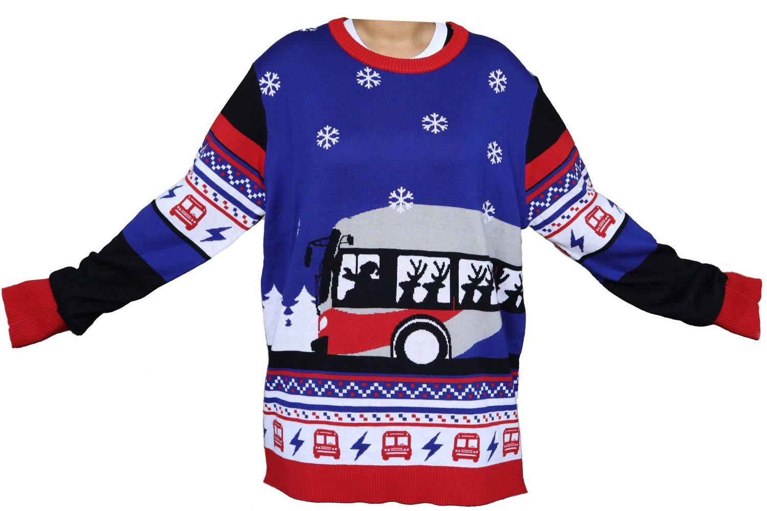 SamTrans Holiday Sweater