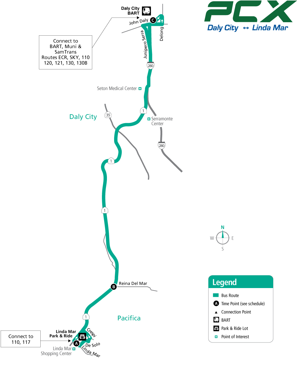 Route PCX Map 