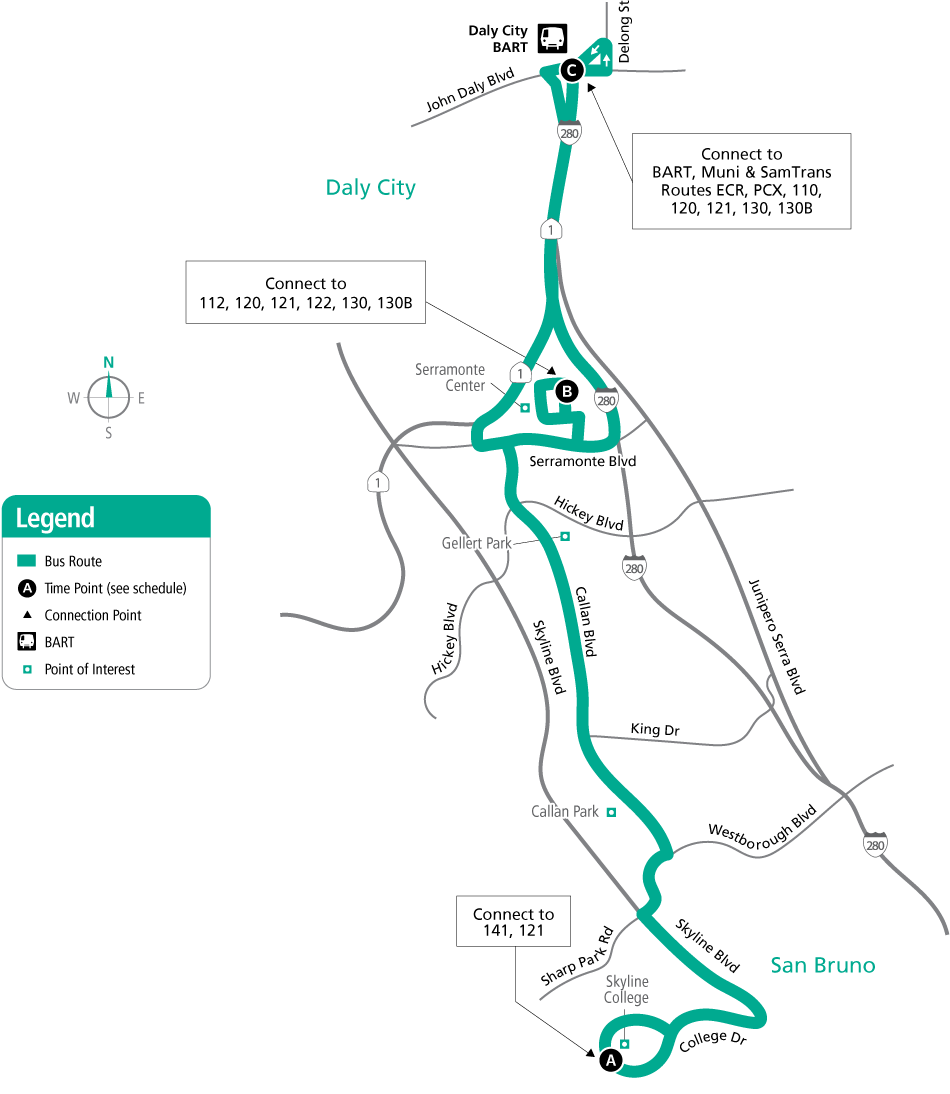 Route SKY Map 